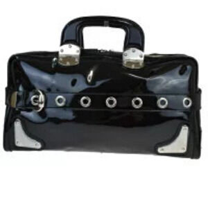 Gucci Romy Boston Bag black patent leather